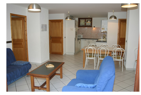salon de l'appartement, Morzine Avoriaz